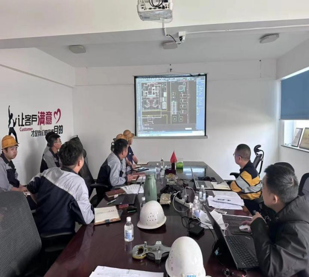 沈阳中核舰航特材料科技有限公司新工厂布局5S目视化及辅导项目顺利推进