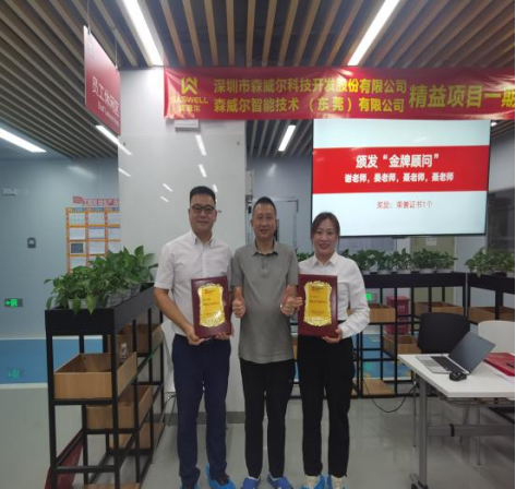 森威尔精益生产改善项目一期结案总结大会圆满结束